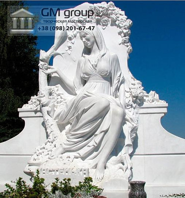 Скульптура Ангела из мрамора №43